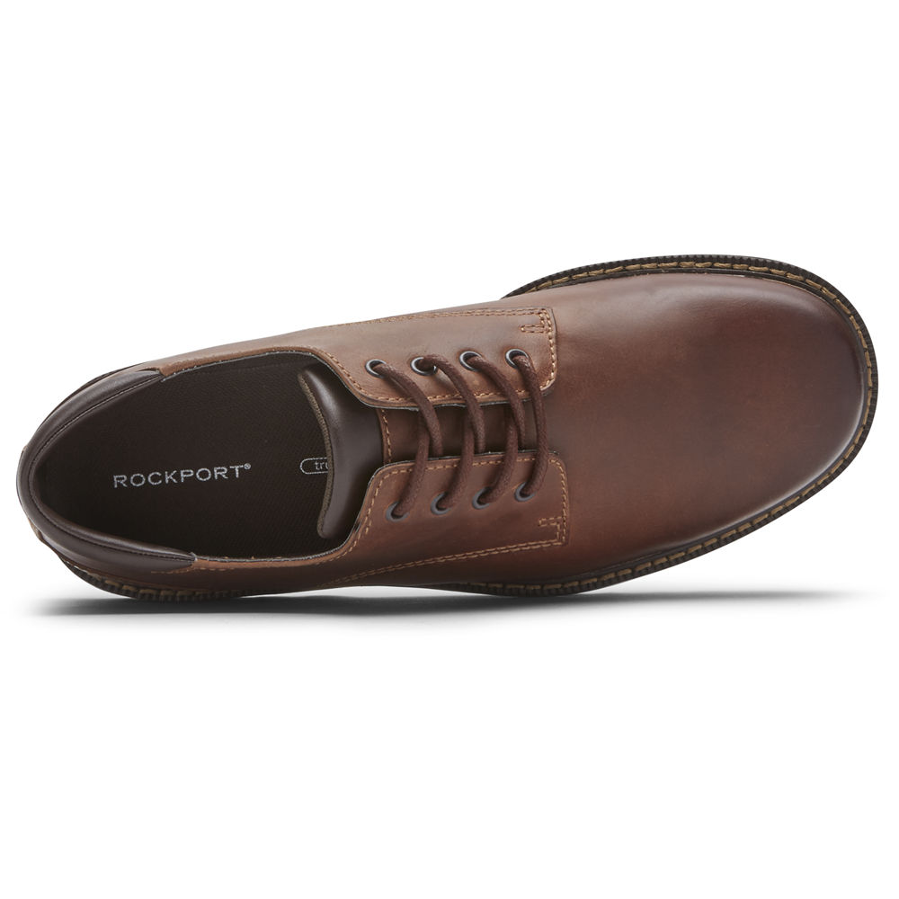 Oxfords Rockport Homem Marrom - Northfield Waterproof - 30198EHAT